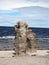 Gotland strange stone formations, rauks in faro, sweden