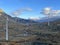Gotthard wind farm or Windpark St. Gotthard in the alpine mountainous area of the Gotthard Pass Gotthardpass, Airolo