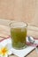 Gotu kola\'s leafs drink.