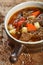 Goulash with buckwheat groats