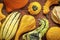 Gourd and winter squash collection