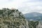 Gourdon historic hilltop monastery france