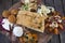 Gourmet antipasto board with a selection of local produce in New Zealand