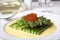 Gourmet Asparagus & Salmon Roe Appetizer