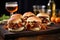 gourmet bbq sliders with applewood smoked bacon and gouda