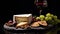 gourmet dark food background