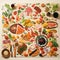 Gourmet Delights - Mouthwatering Jigsaw Puzzle of Delectable Food and Ingredients