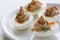 Gourmet deviled eggs