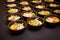 Gourmet Food Poke Bowl Appetizer at Catered Buffet