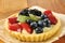 Gourmet fruit tart