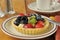 Gourmet fruit tart