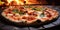 Gourmet Pizza on a Stone Oven - Irresistible Melange - Cozy Italian Trattoria