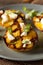 Gourmet Roasted Peaches with cheese and basil