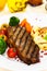 Gourmet Steak with Broccoli,Cherry Tomato