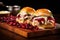 Gourmet Thanksgiving turkey sliders with