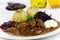 Gourmet Venison goulash with big dumplings