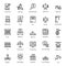 Government Legislation Line Icons Pack