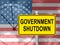 Government Shut Us Clock Down Means United States Political Shutdown