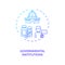 Governmental institutions concept icon