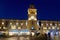 Governor& x27;s palace in Garibaldi square at dusk, Parma, Italy