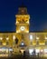 Governor& x27;s palace in Garibaldi square at dusk, Parma, Italy