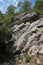 Goynuk Canyon. Climbing wall on a natural rock