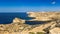 Gozo, Malta - Panoramic view of the famous Azure Window with the