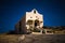 Gozo, Malta - The Saint Anne or Sant` Anna Chapel at Dwejra bay by night on the island of Gozo