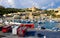 Gozo, Malta. The second island in size in Malta. Harbour view wi