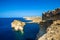 Gozo, Malta - Tha beautiful Fungus Rock on the Island of Gozo