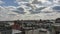 gpanorampanoramic view of the roofs of Moscow houses and domes of churches against the background of the sky