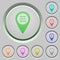 GPS map location options push buttons