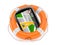 GPS navigation with life buoy