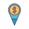 Gps navigation pin money strategy digital marketing