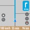 Gps navigator screen shot of active route