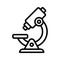 Grab this amazing icon of microscope in modern style, a laboratory research equipment