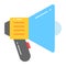 Grab this beautifully crafted vector of megaphone, editable icon