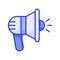 Grab this beautifully designed icon of megaphone in editable style, a customizable vector of loudspeaker