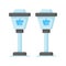 Grab this carefully designed icon of street lights in modern style