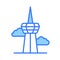 Grab this creatively designed vector of cn tower in modern style