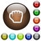 Grab cursor color glass buttons