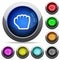 Grab cursor round glossy buttons