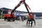 Grab loader forklift