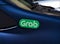 Grab Sticker On Front Panel Of A Car