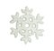 Graceful Christmas ornament, brilliant snowflake