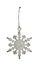 Graceful Christmas ornament, hanging bracket