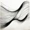 Graceful Curves: Abstract Hand Drawn Art Sketch With Linear Lines