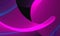 Graceful dynamic wavy pink purple 3d shapes in digital futuristic wallpaper.