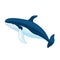 Graceful Giant of the Sea: Magnificent Whale Swimming in Its Aquatic Realm - Nature\\\'s Beauty, Generative Ai