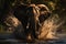 Graceful Giants: The Majestic Motion of Elephants Roaming the Sa